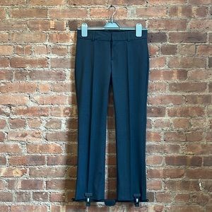 Wool Suit Pants / Trousers / Slacks - Charcoal / Dark Grey